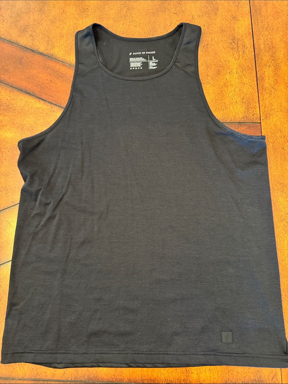 Men's Black Athletic Tank Top